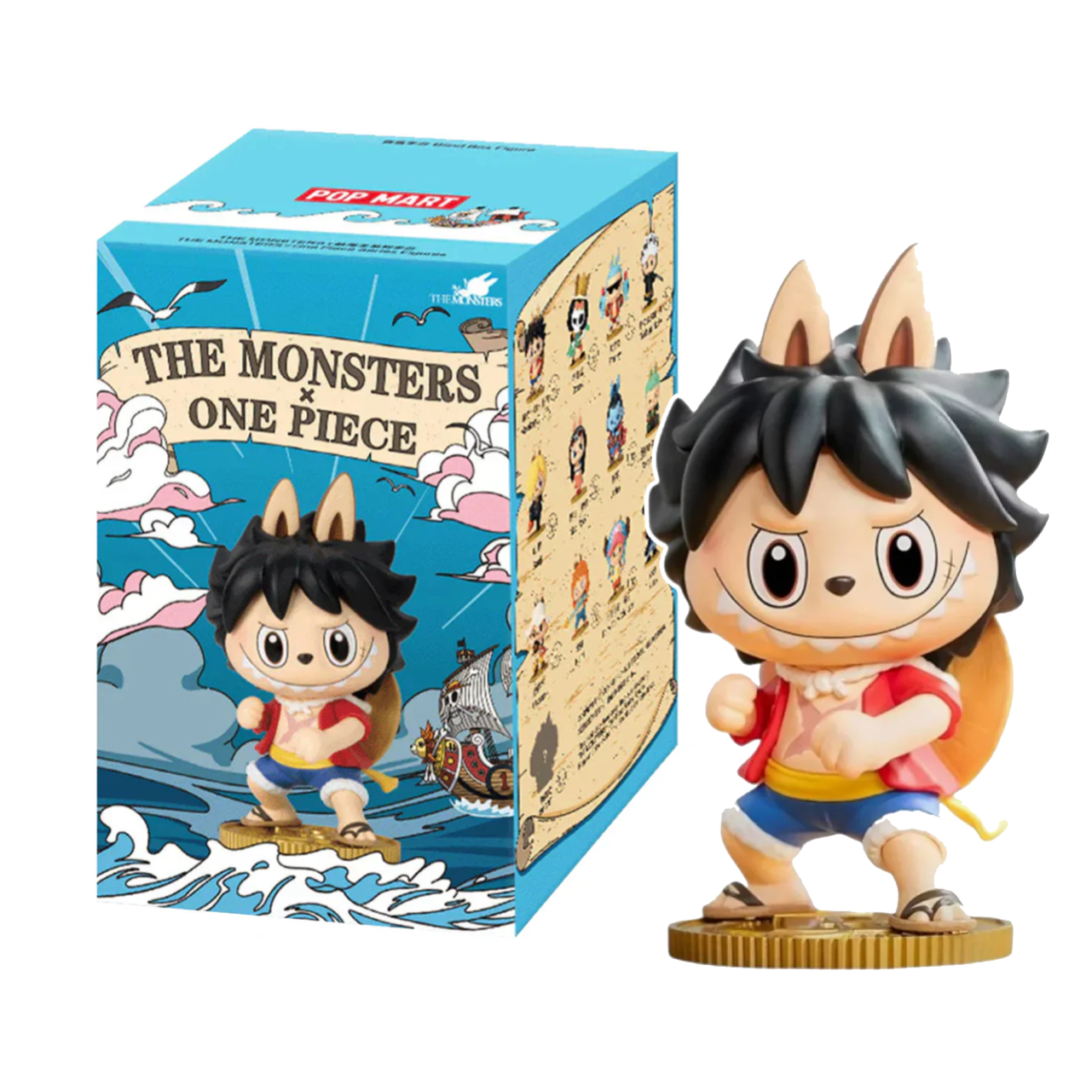 Pop Mart Labubu / Monster x One Piece (blind box)